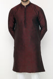 Mehroon Blended Kurta