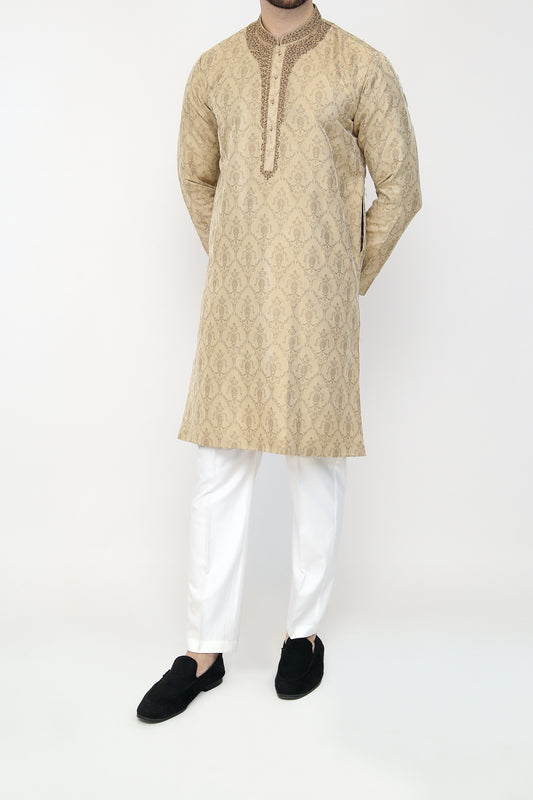 Beige Kurta Sale