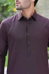 Mehroon Embroidered Kameez Shalwar S5-30