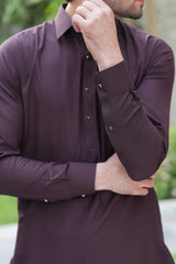 Mehroon Embroidered Kameez Shalwar S5-30
