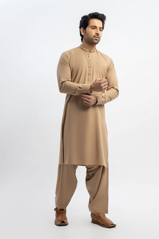 Men Shalwar Kameez L.Golden - Stylish Garments