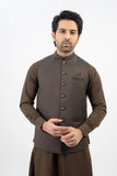 Men Waistcoat Dark Brown - Stylish Garments