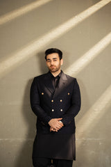 Blue Double Breasted Blazer CS-301