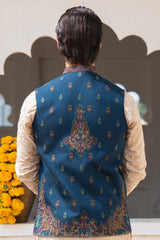 Royal Teel Embroidered Waist Coat S8W-16
