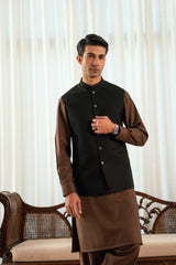 Black Waistcoat W-2028