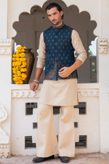 Royal Teel Embroidered Waist Coat S8W-16