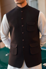Deep Plum Suiting Waistcoat WS-2030