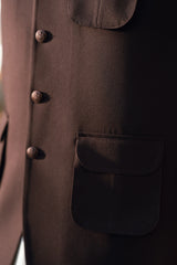 Deep Plum Suiting Waistcoat WS-2030