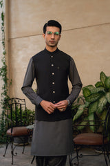 Dark Grey Suiting Waistcoat WS-2036