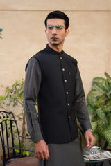 Dark Grey Suiting Waistcoat WS-2036