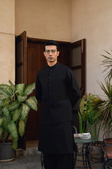 Black Suiting Waistcoat Suit WS-244-118