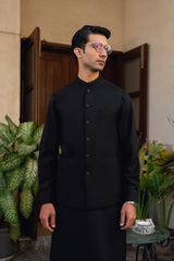 Black Suiting Waistcoat Suit WS-244-118