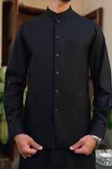 Black Suiting Waistcoat Suit WS-244-118
