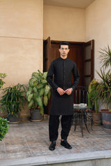Black Suiting Waistcoat Suit WS-244-118
