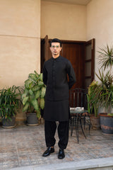 Black Suiting Waistcoat Suit WS-244-118