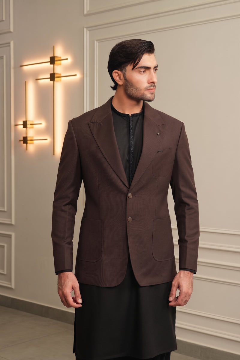 Coffee Brown Blazer S5-01