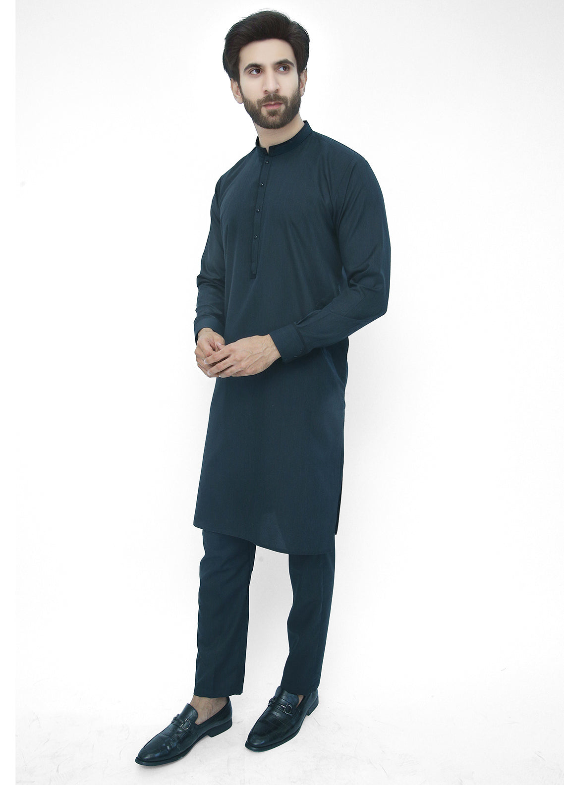 Blue gray shalwar kameez I Shalwar kameez I Stylish shalwar kameez