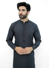 Charcoal Gray Kameez Trouser I Charcoal Gray kurta Pajama I Charcoal Gray Kameez Shalwar