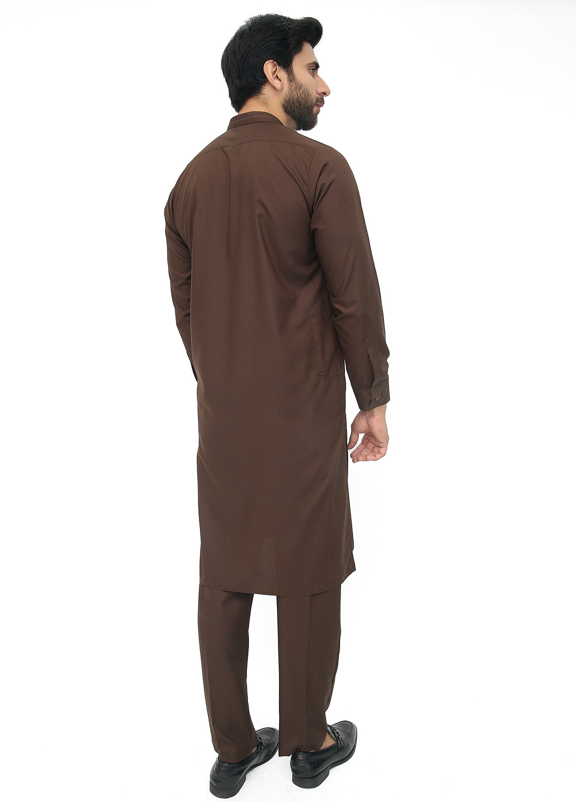 Kameez Trouser I Kurta Pajama I Chocolate Brown Kameez Trouser I Stylish Kameez Shalwar