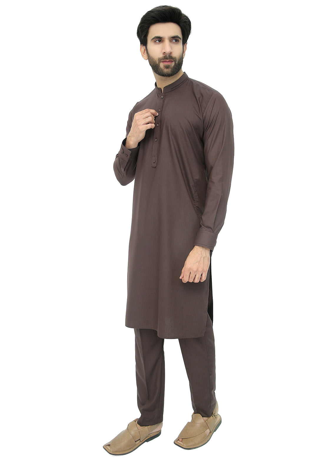 Brown Kameez Trouser I Brown kurta pajama