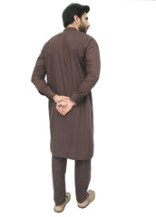 brown men kameez trouser