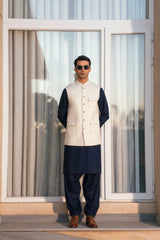 Cream Suiting  Waistcoat WS-2014
