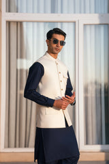 Cream Suiting  Waistcoat WS-2014