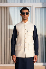 Cream Suiting  Waistcoat WS-2014