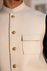 Cream Suiting  Waistcoat WS-2014
