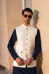 Cream Suiting  Waistcoat WS-2014
