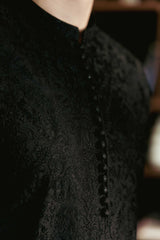 Black Embroidered Kurta Trouser Kurta FD-5071