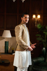 Multi-Color Embroidered Front Open Jacket PC-617