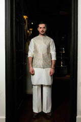 Embroidered Persian Waistcoat W-4017