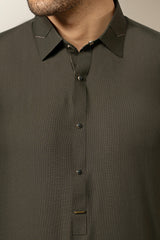 Green Plain Kameez Shalwar S5-31