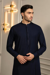 Blue Embroidered Kameez Shalwar S5-33