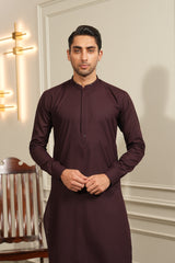Mehroon Embroidered Kameez Shalwar S5-37