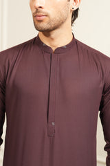 Mehroon Embroidered Kameez Shalwar S5-37