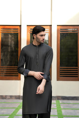 Green Contrast Kameez Shalwar S5-13