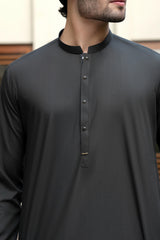 Green Contrast Kameez Shalwar S5-13