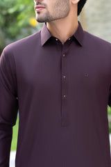Mehroon Plain Kameez Shalwar S5-30