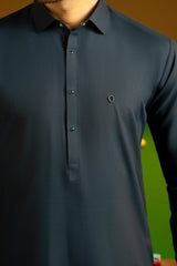 Blue Plain Kameez Shalwar S5-25