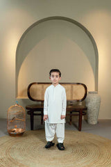 White Embroidered Kameez Shalwar KD - 7