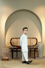 White Embroidered Kameez Shalwar KD - 7