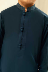 Royal Blue Embroidered Kameez Shalwar KD - 31