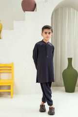Deep Purple Embroidered Kameez Shalwar KD - 33