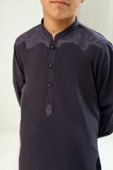 Deep Purple Embroidered Kameez Shalwar KD - 33