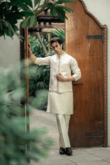 Off-White Embroidered Waistcoat W-2960