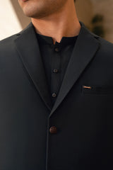 Deep Green Lapel Suiting Waistcoat Suit WS-244-117