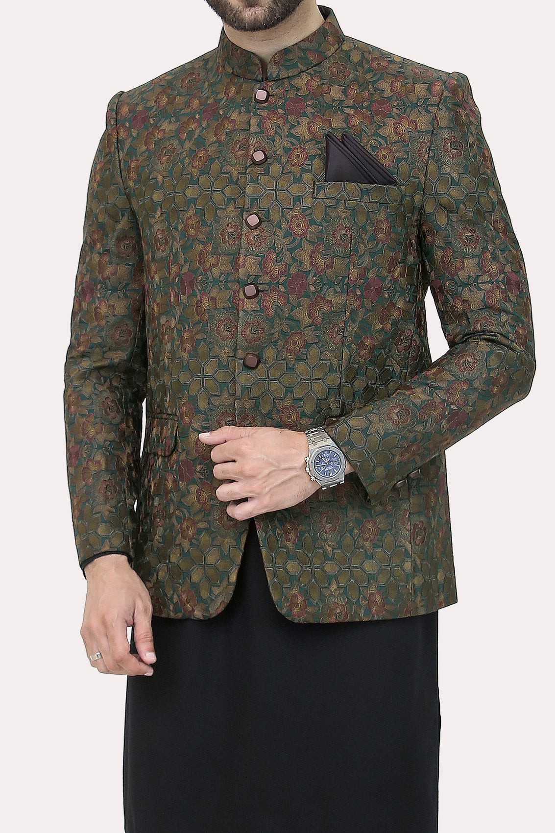 Men's embroidered coat
