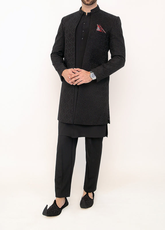 Designer Black Sherwani